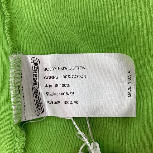 Chrome Hearts Green Kirin Arm Cotton Three-Quarter Sleeve T-Shirt M Round Neck - Picture 5 of 8